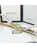 Double G belt with silver buckle gucci