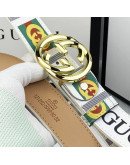 Double G belt with silver buckle gucci