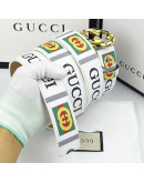 Double G belt with silver buckle gucci