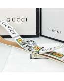 Double G belt with silver buckle gucci