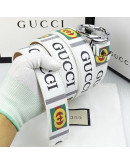 Double G belt with silver buckle gucci