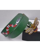 Gucci butterfly belt and snake