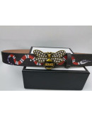 Gucci butterfly belt and snake