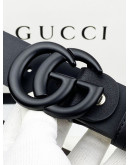 Luxury belt with double buckle g gucci