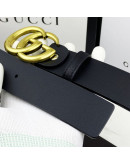 Luxury belt with double buckle g gucci