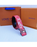 High -end belt with star Louis Vuitton design