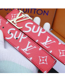 High -end belt with star Louis Vuitton design