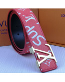 High -end belt with star Louis Vuitton design