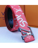 High -end belt with star Louis Vuitton design