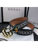 CLASSIC BELT WITH DOUBLE HEBILLA G GUCCI