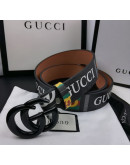 CLASSIC BELT WITH DOUBLE HEBILLA G GUCCI