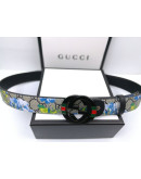 Synthetic leather belt on Gucci Reason