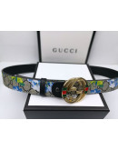 Synthetic leather belt on Gucci Reason