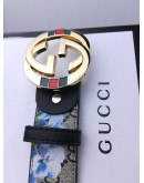 Synthetic leather belt on Gucci Reason