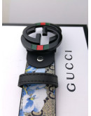 Synthetic leather belt on Gucci Reason