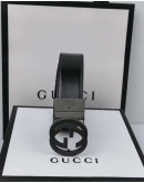 Belt with double buckle g gucci