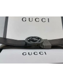 Belt with double buckle g gucci