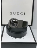 Belt with double buckle g gucci