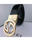 Belt with double buckle g gucci