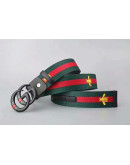 Luxury belt with Gucci colored design