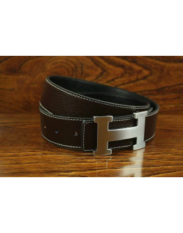 Hermes Reversible Synthetic Leather Belt