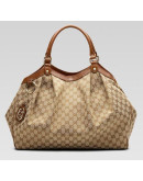 Classic Shoulder Bag With Gucci Motif