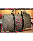 Classic shoulder bag with bee print gucci