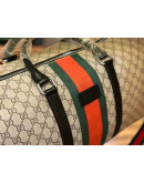 Classic shoulder bag with bee print gucci