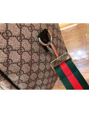 Classic shoulder bag with bee print gucci