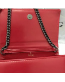 Shoulder bag with motif and Gucci chains