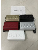 Shoulder bag with motif and Gucci chains