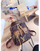 Louis Vuitton's big -capacity leather backpack