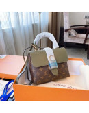 Square shoulder bag with Louis Vuitton handles