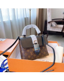 Square shoulder bag with Louis Vuitton handles