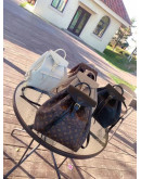 Mochila cuero sintetico Conn Relieve De Gran Capacidad Louis Vuitton