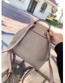 Mochila cuero sintetico Conn Relieve De Gran Capacidad Louis Vuitton