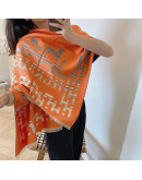 High -end hermes wool scarf