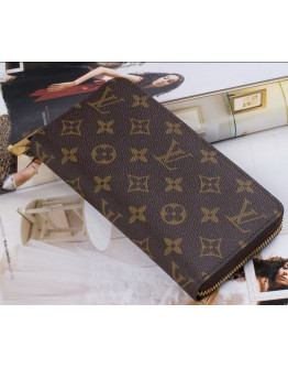 Monedero cuero sintético Acolchado Con Cierre Dorado Louis Vuitton