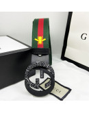 Double buckle gcci belt with Gucci design