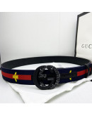 Double buckle gcci belt with Gucci design