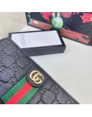 Luxury purse synthetic leather with gucci motive