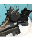 Prada Large Sole Combat Boots