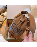 Fendi leather shoulder bag