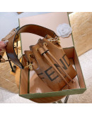 Fendi leather shoulder bag