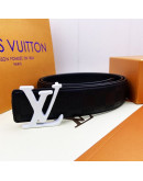 Belt with high -end buckle with design in Louis Vuitton paintings