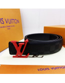 Belt with high -end buckle with design in Louis Vuitton paintings