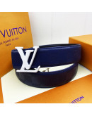 Belt with high -end buckle with design in Louis Vuitton paintings