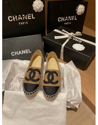 Casual sandals synthetic leather and chanel rubber