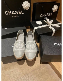 Casual sandals synthetic leather and chanel rubber